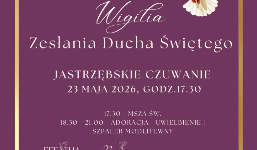 Wigilia Zesłania Ducha Świętego