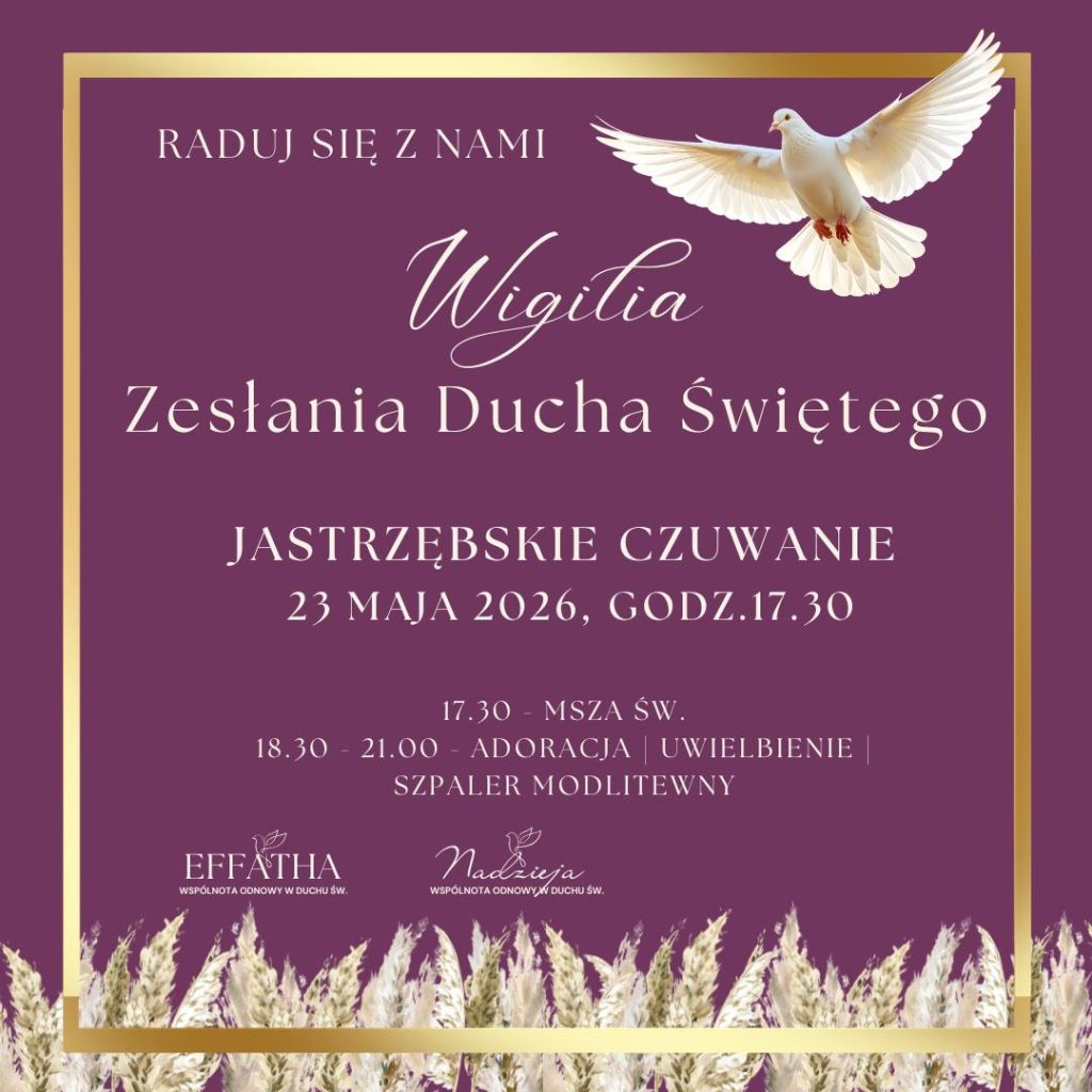 Wigilia Zesłania Ducha Świętego